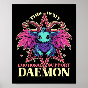 Demon zur emotionalen Unterstützung mit der Niedli Poster
