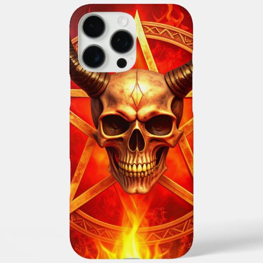 Demonenschädel iPhone / iPad-Hülle Case-Mate iPhone Hülle (Rückseite)