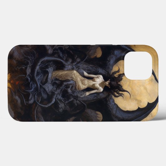 Demoness Dark Fantasy Goth Gothic Art Case-Mate iPhone Hülle (Rückseite (Horizontal))