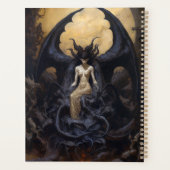 Demoness Dark Fantasy Goth Gothic Art Planer (Rückseite)