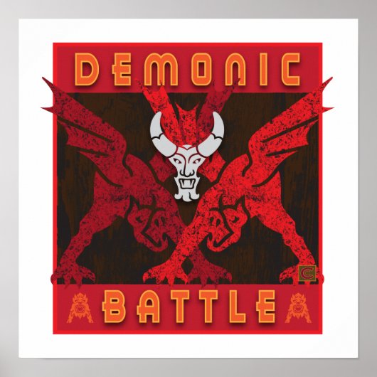Demonic Battle Poster (Vorne)