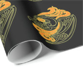 Demonica (dunkel) Schleifpapier Geschenkpapier (Rolleneckpunkt)