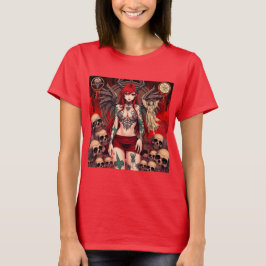 Demonio Seductora y Ángel Puro: Dualidad Oscura T-Shirt