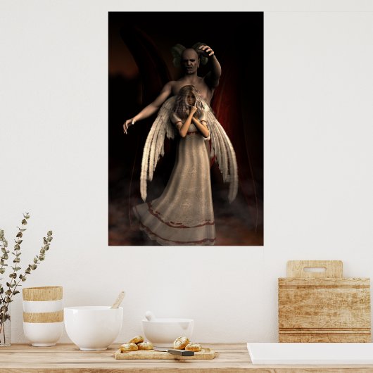 Demonische Bedrohung Poster (Küche)