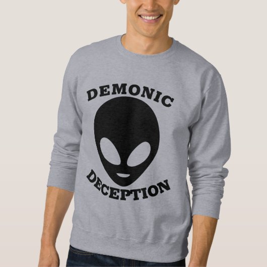 DEMONISCHE BESCHLUSSFASSUNG ALIEN UFO T - SHIRT (Vorderseite)