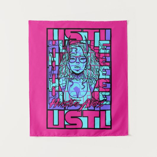 Demonischer Reiz Wandteppich (Vorderseite)