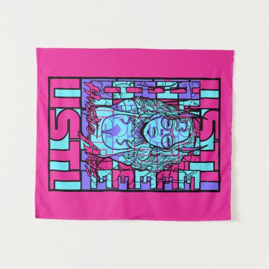 Demonischer Reiz  Wandteppich (Vorderseite (Horizontal))