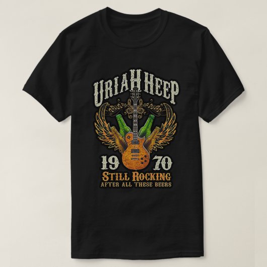 Demons and Wizards Uriah Rock Band Essential T-Shi T-Shirt (Design vorne)