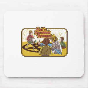 Demons Retro Vintager Horror beschreiben Mousepad