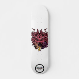 Demonslayer Afro Tia Dämon rush leuchtende rote Au Skateboard