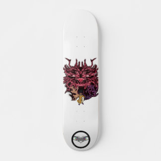 Demonslayer Afro Tia Dämon rush leuchtende rote Au Skateboard