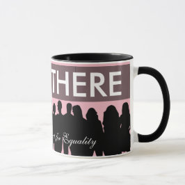 Demonstranten für die Gleichstellung von März der  Tasse