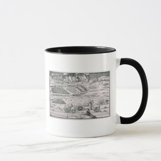 Demonstration der Verteidigungsmaßnahme Tasse (Rechts)