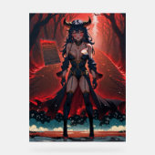 Demonstration mit Kontakt an Crossroads, Anime Dem Acrylschild (Vorderseite)