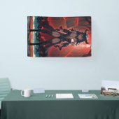 Demonstration mit Kontakt an Crossroads, Anime Dem Banner (Messe)