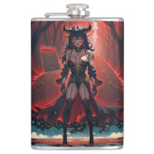 Demonstration mit Kontakt an Crossroads, Anime Dem Flachmann (Vorderseite)