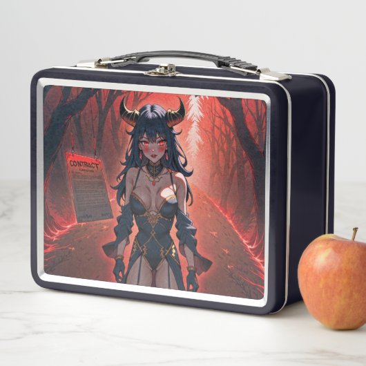 Demonstration mit Kontakt an Crossroads, Anime Dem Metall Brotdose (Beispiel)