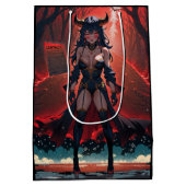 Demonstration mit Kontakt an Crossroads, Anime Dem Mittlere Geschenktüte (Rückseite)