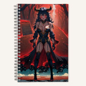 Demonstration mit Kontakt an Crossroads, Anime Dem Notizblock (Vorderseite)