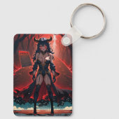 Demonstration mit Kontakt an Crossroads, Anime Dem Schlüsselanhänger (Rückseite)