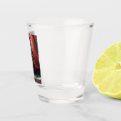 Demonstration mit Kontakt an Crossroads, Anime Dem Schnapsglas (Rechts)