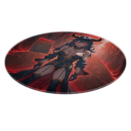 Demonstration mit Kontakt an Crossroads, Anime Dem Schneidebrett (Ecke)