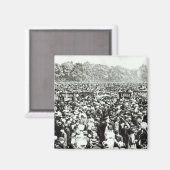 Demonstration von Great Votes for Women in Hyde Magnet (Vorderseite/Rückseite)