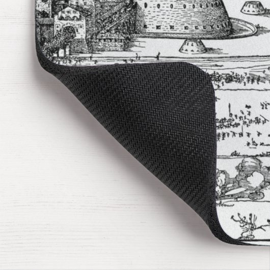 Demonstration von Verteidigungsmaßnahmen Mousepad (Ecke)