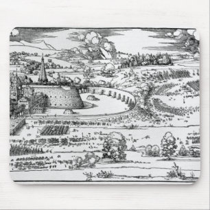 Demonstration von Verteidigungsmaßnahmen Mousepad