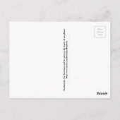 Demonstrieren des Feindes der Demokratie Postkarte (Rückseite)