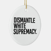 Demontage der weißen Vorherrschaft Keramik Ornament (Rechts)