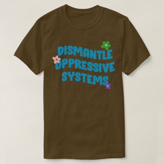 Demontage repressiver Systeme BLM T-Shirt (Design vorne)