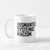 Demontage systemischen Rassismus Kaffeetasse (Links)