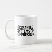 Demontage von Systemen der Unterdrückung Kaffeetasse (Links)