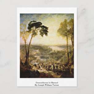 Demosthenes wird von Joseph William Turner angekla Postkarte