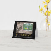 Demotivational Karte: Powerpoint Karte (Gelbe Blume)