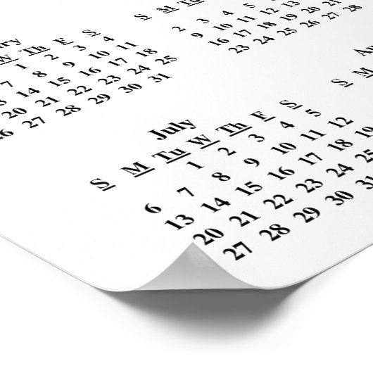 Demotivationaler Kalender 2014 Poster (Ecke)