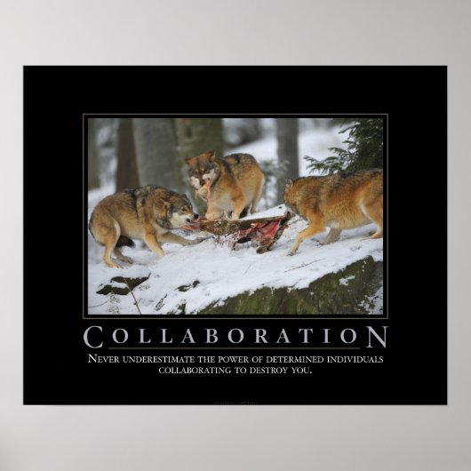 Demotivationspaket der Zusammenarbeit Poster (Vorne)