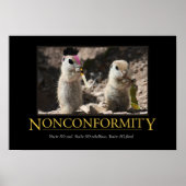 Demotivationspaket: Nichtkonformität Poster (Vorne)