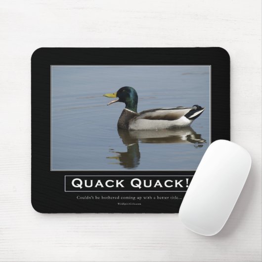 Demotivationspenden von Mallard Duck Mousepad (Mit Mouse)