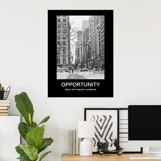 Demotivationspopster Poster (Heimbüro)