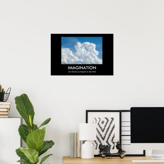 Demotivationspopster Poster (Heimbüro)