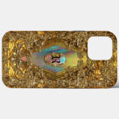 Dempsey Elegant Chic Monogramm Case-Mate iPhone Hülle (Rückseite (Horizontal))