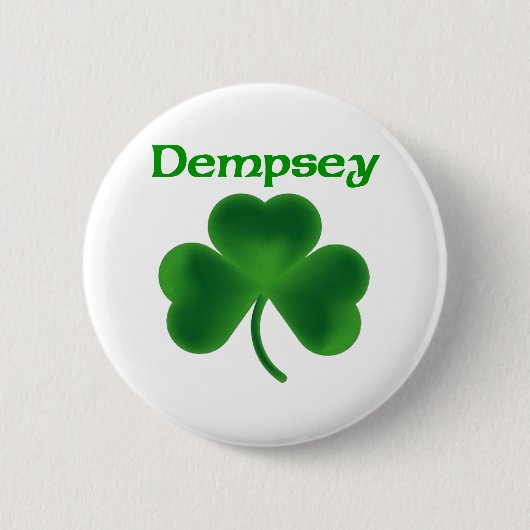 Dempsey Kleeblatt Button (Vorderseite)