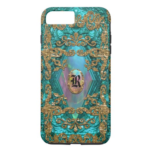 Dempsey Micha Elegant Monogram Case-Mate iPhone Hülle (Rückseite)