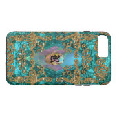 Dempsey Micha Elegant Monogram Case-Mate iPhone Hülle (Rückseite (Horizontal))