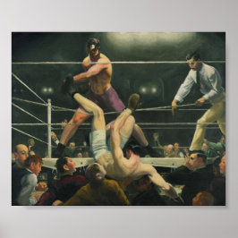 Dempsey und Firpo Boxing - George Bellows Poster