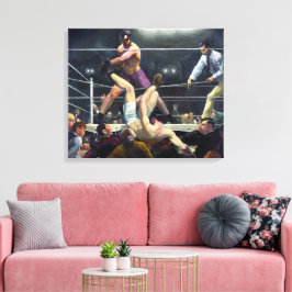 Dempsey und Firpo | George Bellows | Leinwanddruck