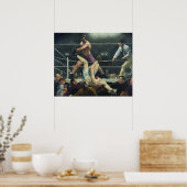 Dempsey und Firpo, George Bellows Poster (Küche)