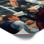 Dempsey und Firpo Poster (Ecke)